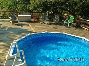 Large deck with lounging area