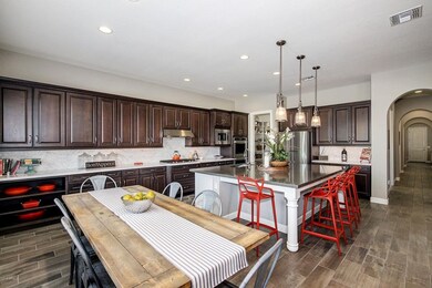 Kitchen with amazing island