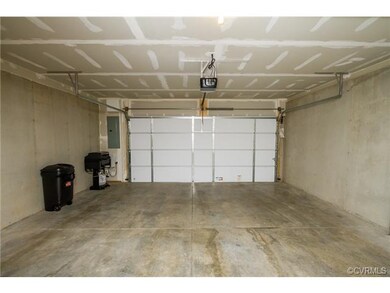 Oversized 2 car garage.