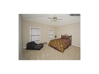 Large double closets and glamour bath is part of t