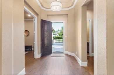 Solid wood, glass and iron 8 ft front door leads i