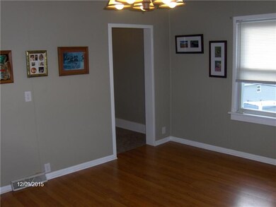 View of new kitchen flooring.