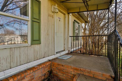 Front porch of the home.