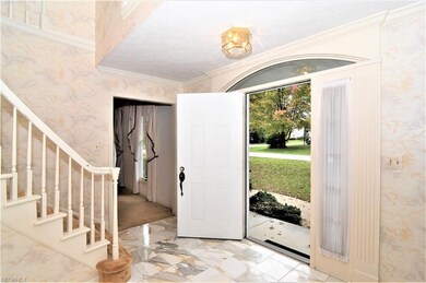 Marble floor foyer
