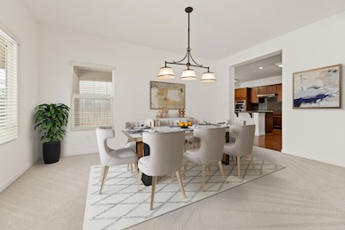 Virtually Staged Dining Room