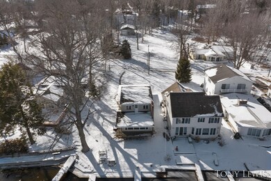 aerial view of property