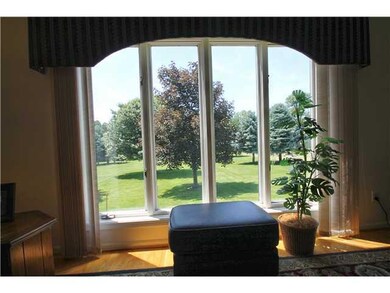 Family Room. View from large family room window in