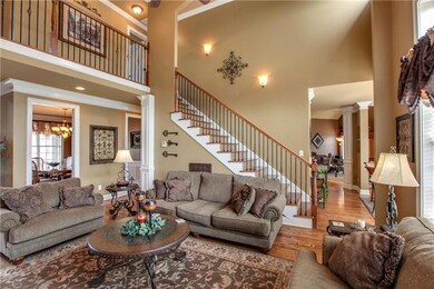 Great Room looking toward dining room and staircase...open floor plan with loads of extras.  