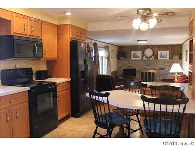 Kitchen. From Kitchen looking into the Family Room