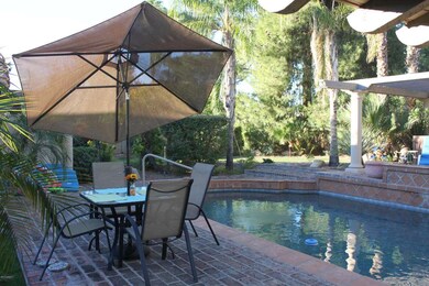 Pool with Mexican Tile Patio