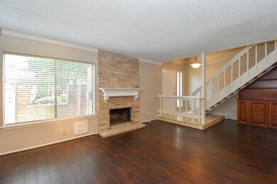 Enter through the front door into a two story tile