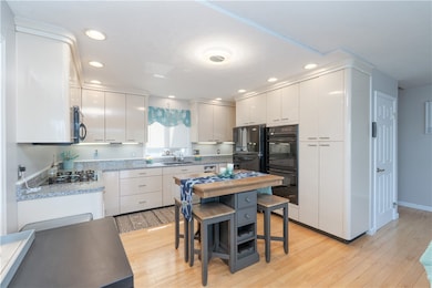 Beautiful kitchen with new granite countertops and
