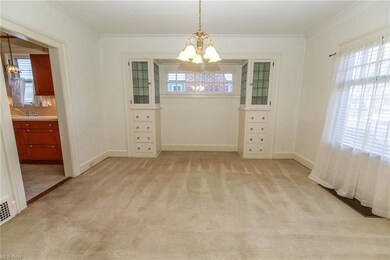 The leaded glass china cabinets are in beautiful c