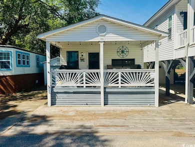 View of front of house featuring a covered front p