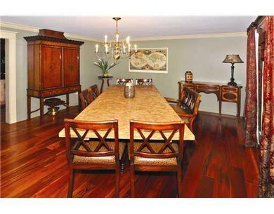 Dining Room. The gracious Dining room, painted in 