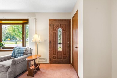 Welcoming foyer with a coat closet as you enter.