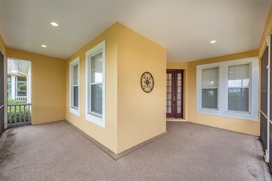 Screened Front Porch Exterior Entry