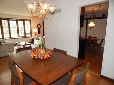 Adjacent to living room and kitchen.  Hardwood flo