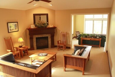 Centrally located open and airy great room.