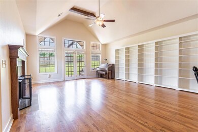Bookshelves stay, but are not built in.