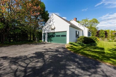 Attached, oversize garage with...