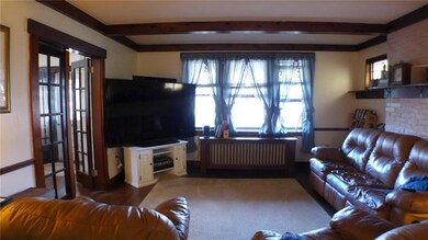 Alternate view of living space showing french door