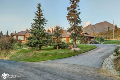 Winding drive to this Hillside retreat