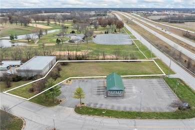 Birds eye view looking South