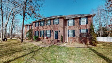 All brick and surrounded by mature trees and lovely views of nature, a true beauty.