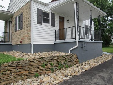 Foundation, porches and steps all freshly painted.