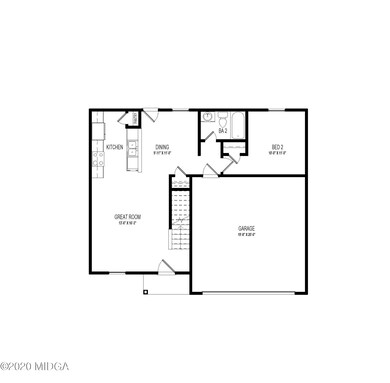 1802 2-Car - Floor Plan - BROCHURE - GRP