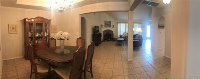 formal dining space open to living room