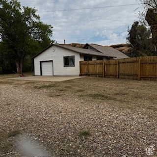 View of  the home from the driveway