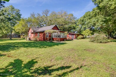 Rear view facing Southwest / Pergola