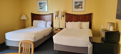 Bedroom with carpet floors
