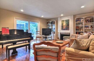 Living room with recessed lighting and a wonderful