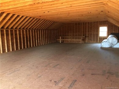Upstairs is ready to be made into living quarters
