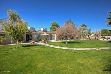 View of back of home