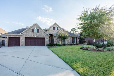 The front of the house is uplit at night, with new exterior coach lights. No houses to the rear, at the end of a cul-de-sac street!
