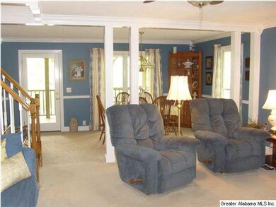 Family Room looking into Dining Room