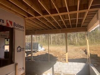 Wrap around covered back porch.