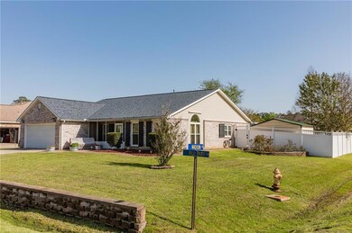 Corner lot with vinyl fencing