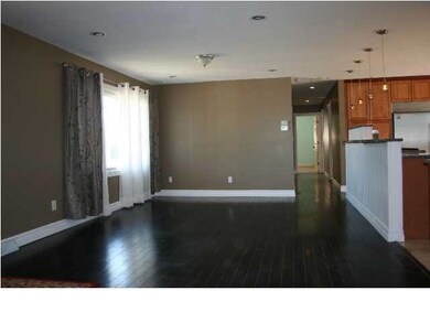 Living room, dining room and the kitchen all have 