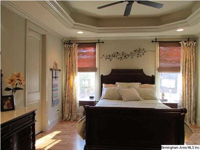 Master Bedroom with Trey Ceiling & Large Walk-in C