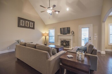 Neutral paint, cozy family room with gas fireplace with detailed mantle!3503 Salem Cove Lane Murfreesboro, TN 37128