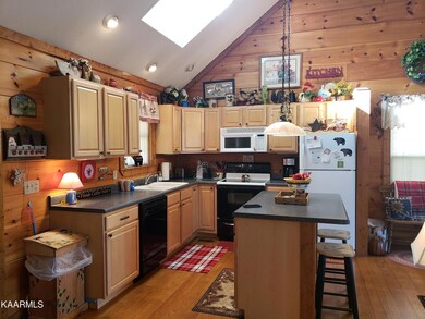 Open kitchen with island