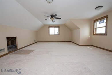 Large bonus room above garage