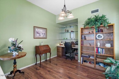 Den with new flooring