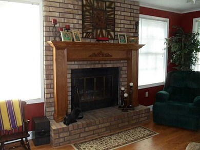 Living Room. Another view of the fireplace