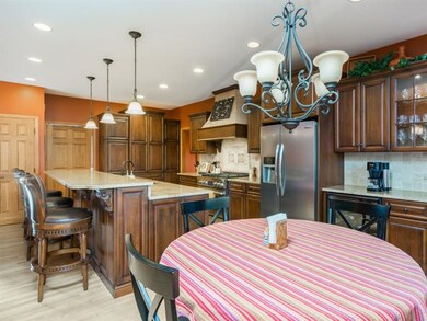 With an eating area in the kitchen, you'll find th